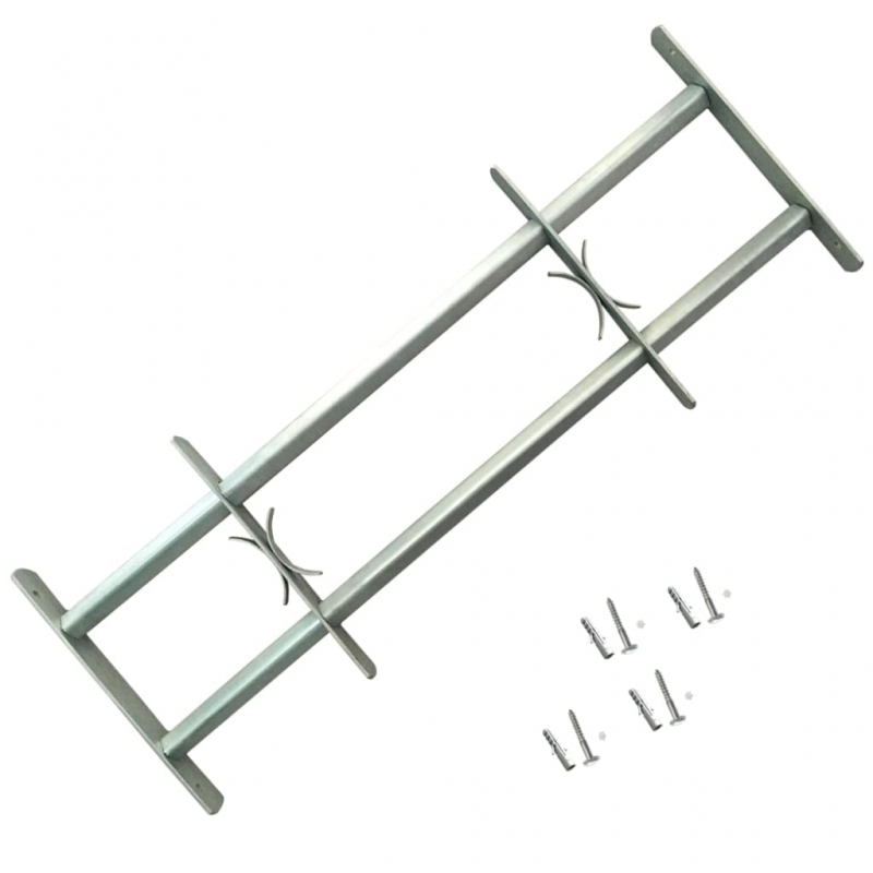 Fenstergitter Verstellbar für Fenster 2 Stk. 700-1050 mm