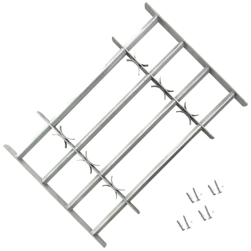 Fenstergitter Verstellbar für Fenster 2 Stk. 1000-1500 mm