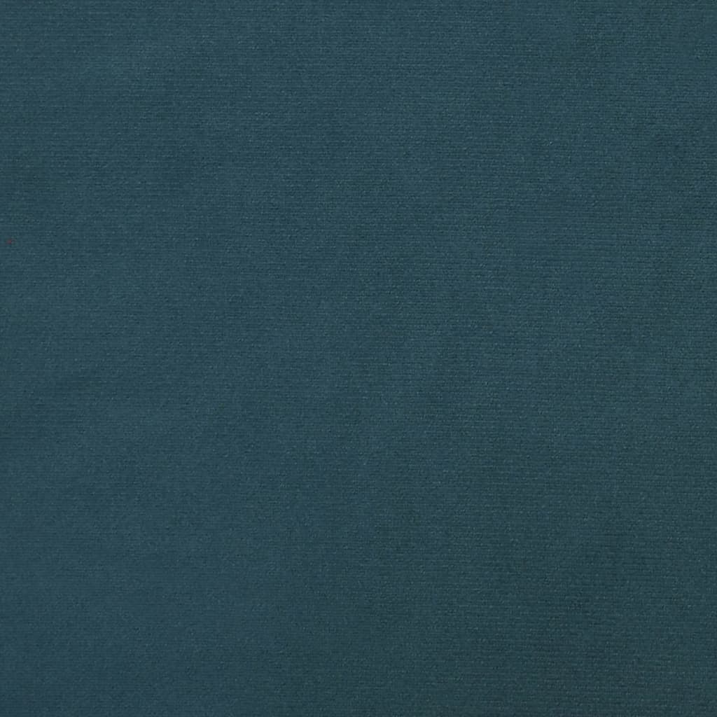 Esszimmerstühle 2 Stk. Blau Samt