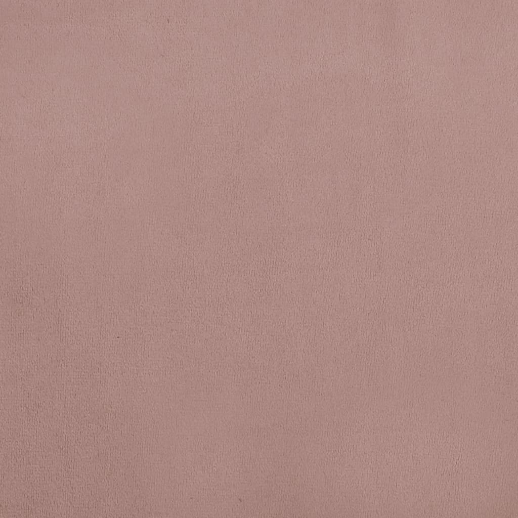 Esszimmerstühle 4 Stk. Rosa Samt