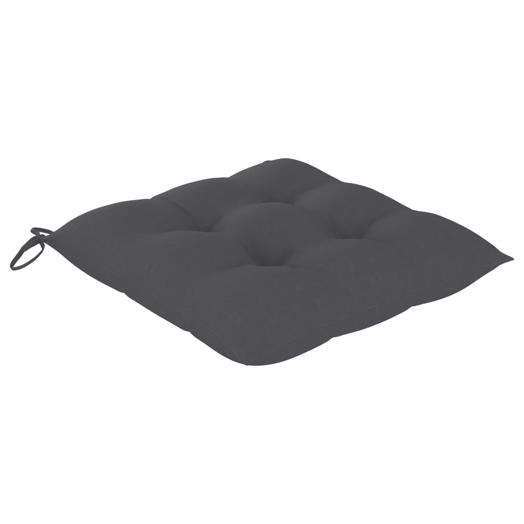 Stuhlkissen 6 Stk. Anthrazit 40x40x7 cm Oxford-Gewebe