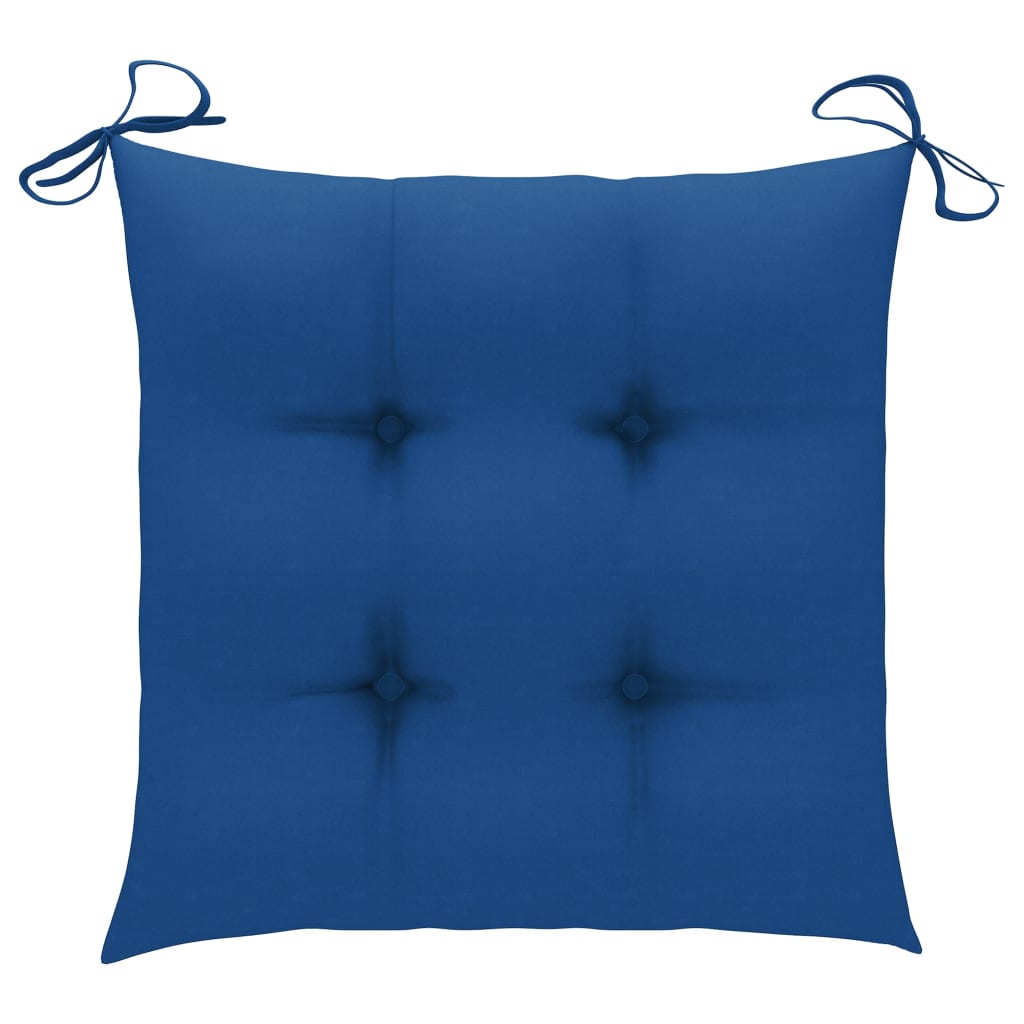 Stuhlkissen 2 Stk. Hellblau 40x40x7 cm Oxford-Gewebe