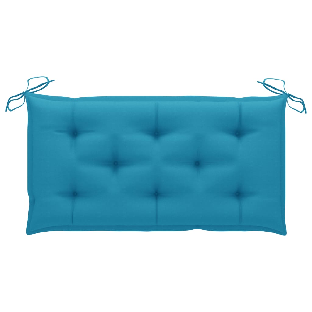 Gartenbank-Auflage Hellblau 100x50x7 cm Oxford-Gewebe