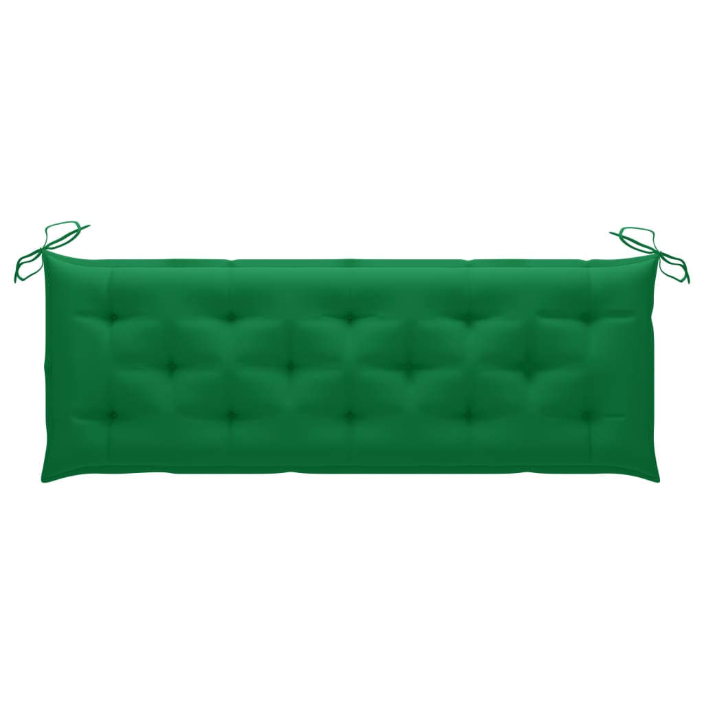Gartenbank-Auflage Grün 150x50x7 cm Oxford-Gewebe