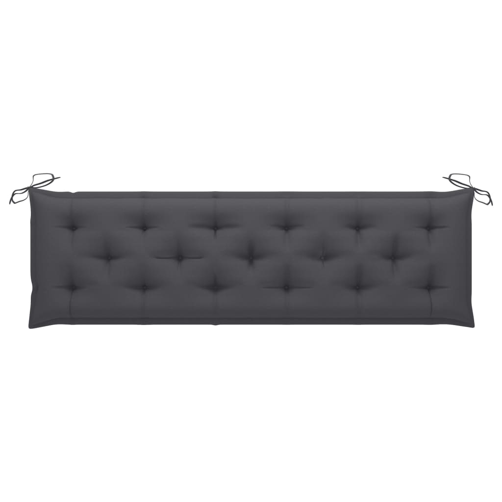 Gartenbank-Auflage Anthrazit 180x50x7 cm Oxford-Gewebe