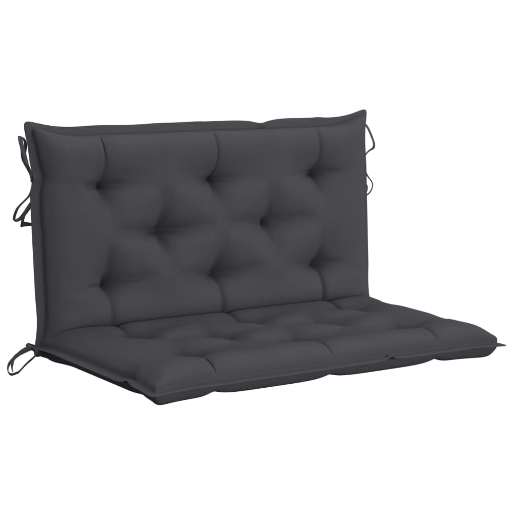 Gartenbank-Auflage Anthrazit 100x(50+50)x7 cm Oxford-Gewebe