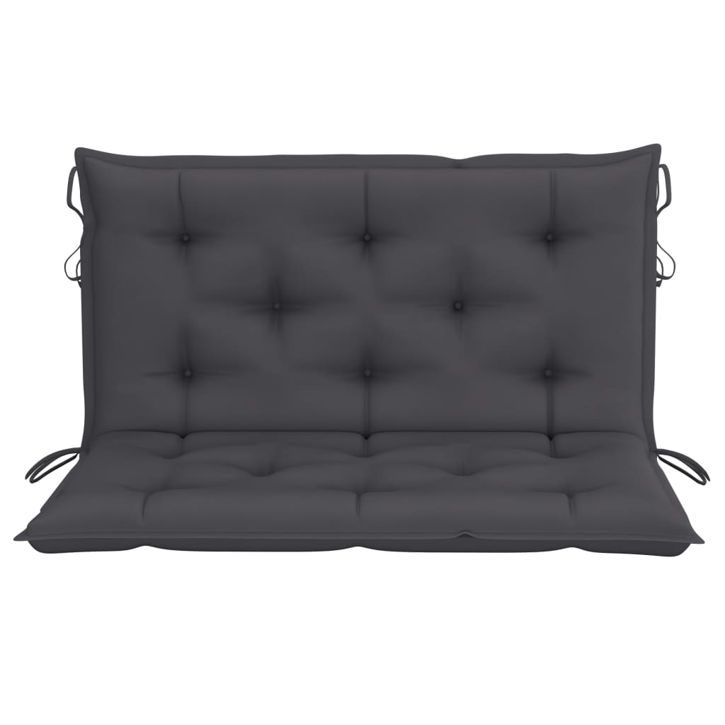 Gartenbank-Auflage Anthrazit 100x(50+50)x7 cm Oxford-Gewebe