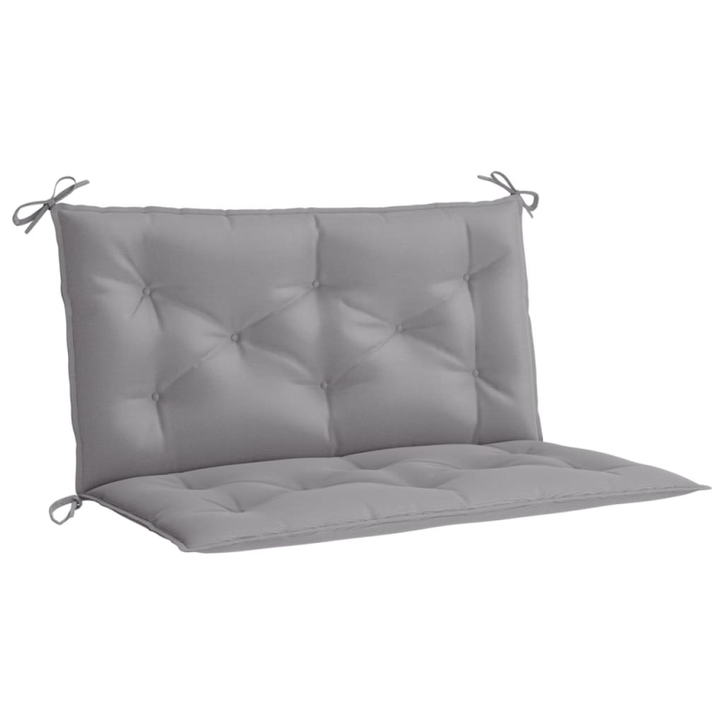 Gartenbank-Auflage Grau 100x(50+50)x7 cm Oxford-Gewebe
