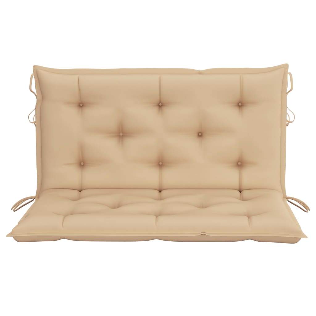 Gartenbank-Auflage Beige 100x(50+50)x7 cm Oxford-Gewebe