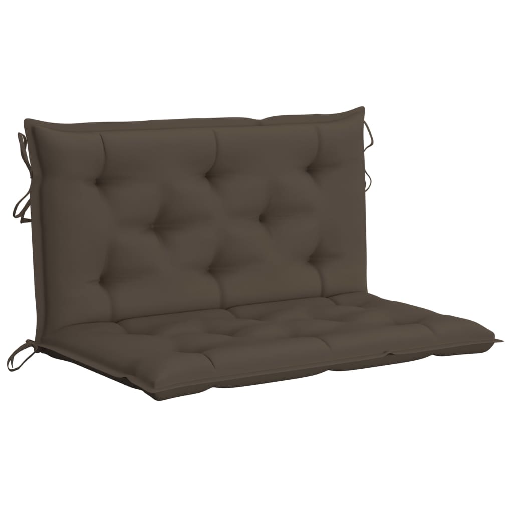 Gartenbank-Auflage Taupe 100x(50+50)x7 cm Oxford-Gewebe