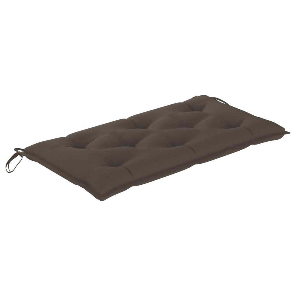 Gartenbank-Auflage Taupe 100x(50+50)x7 cm Oxford-Gewebe