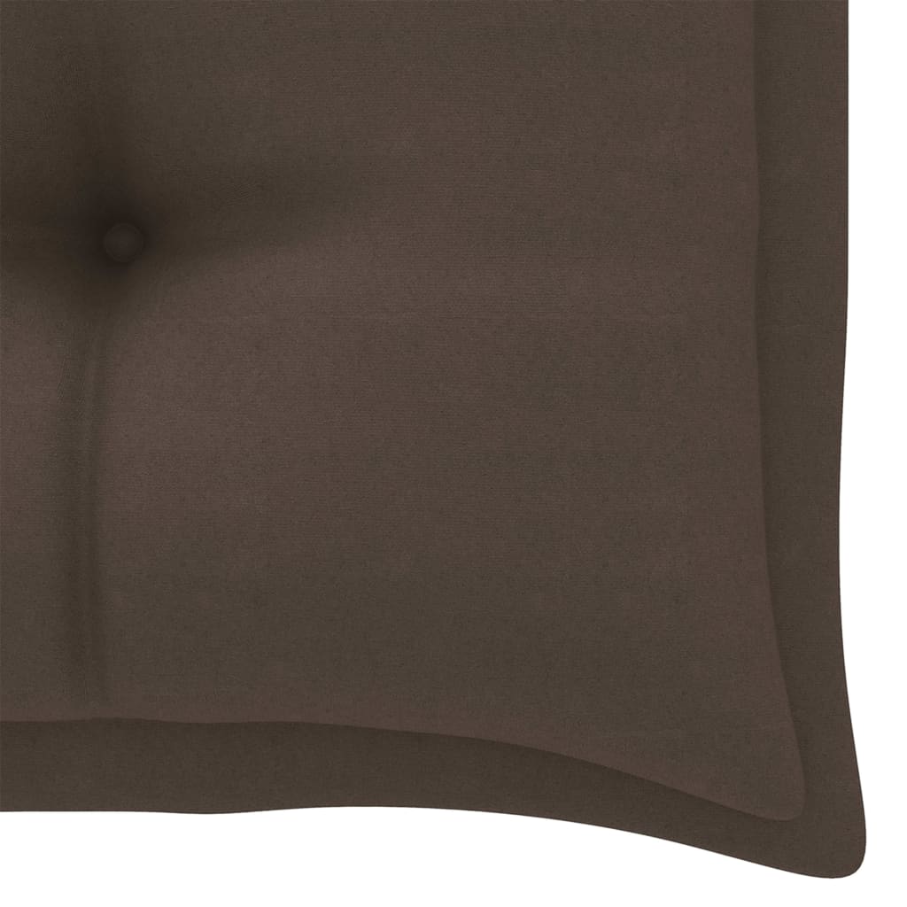 Gartenbank-Auflage Taupe 100x(50+50)x7 cm Oxford-Gewebe
