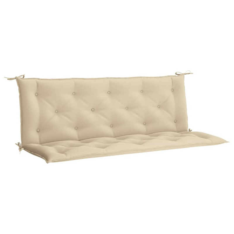 Gartenbank-Auflage Beige 150x(50+50)x7 cm Oxford-Gewebe