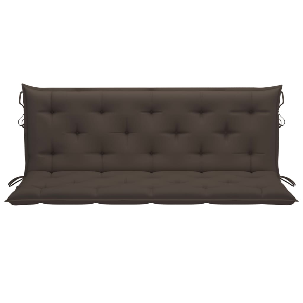 Gartenbank-Auflage Taupe 150x(50+50)x7 cm Oxford-Gewebe