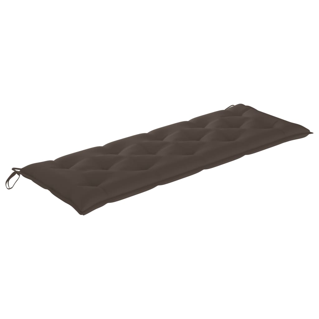 Gartenbank-Auflage Taupe 150x(50+50)x7 cm Oxford-Gewebe