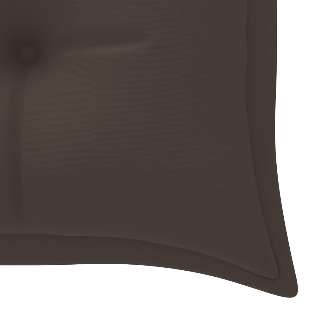 Gartenbank-Auflage Taupe 150x(50+50)x7 cm Oxford-Gewebe
