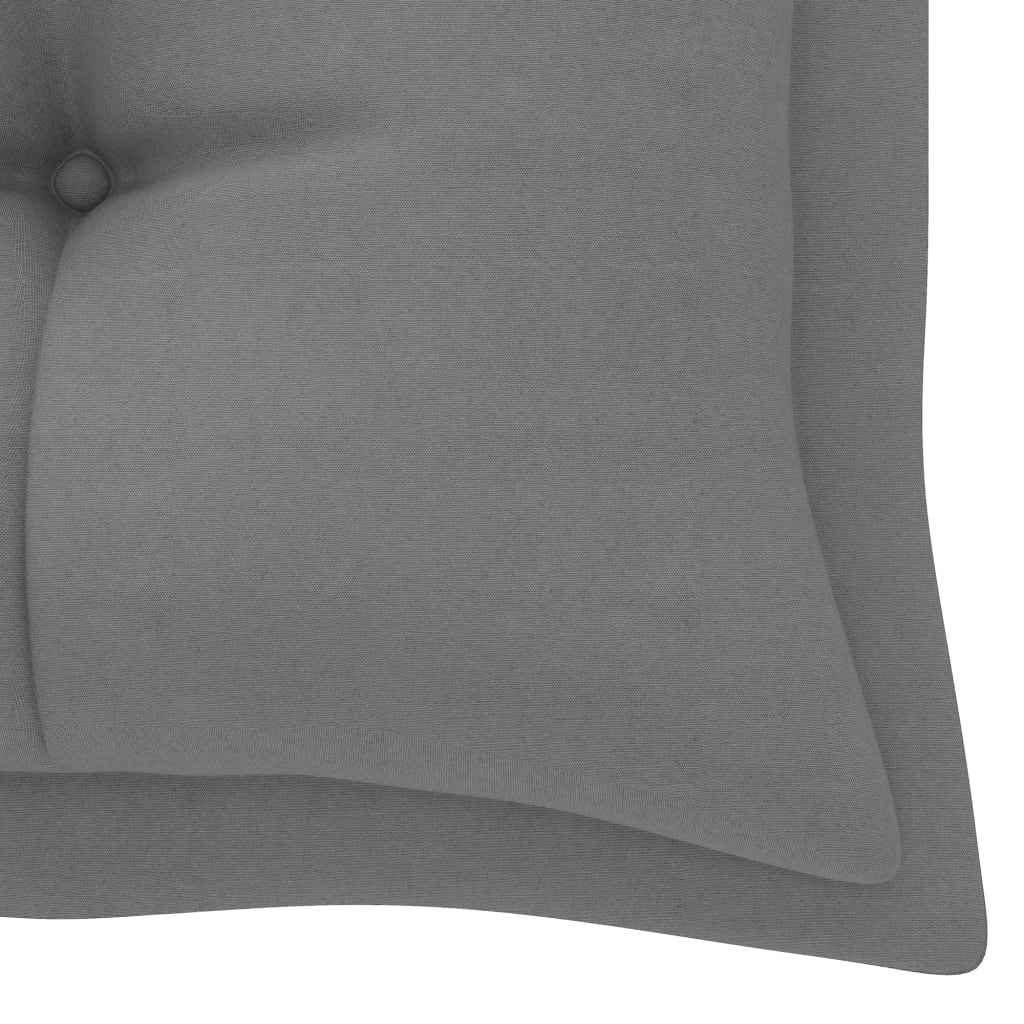 Gartenbank-Auflage Grau 180x(50+50)x7 cm Oxford-Gewebe