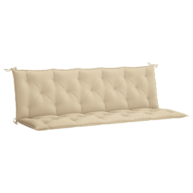 Gartenbank-Auflage Beige 180x(50+50)x7 cm Oxford-Gewebe