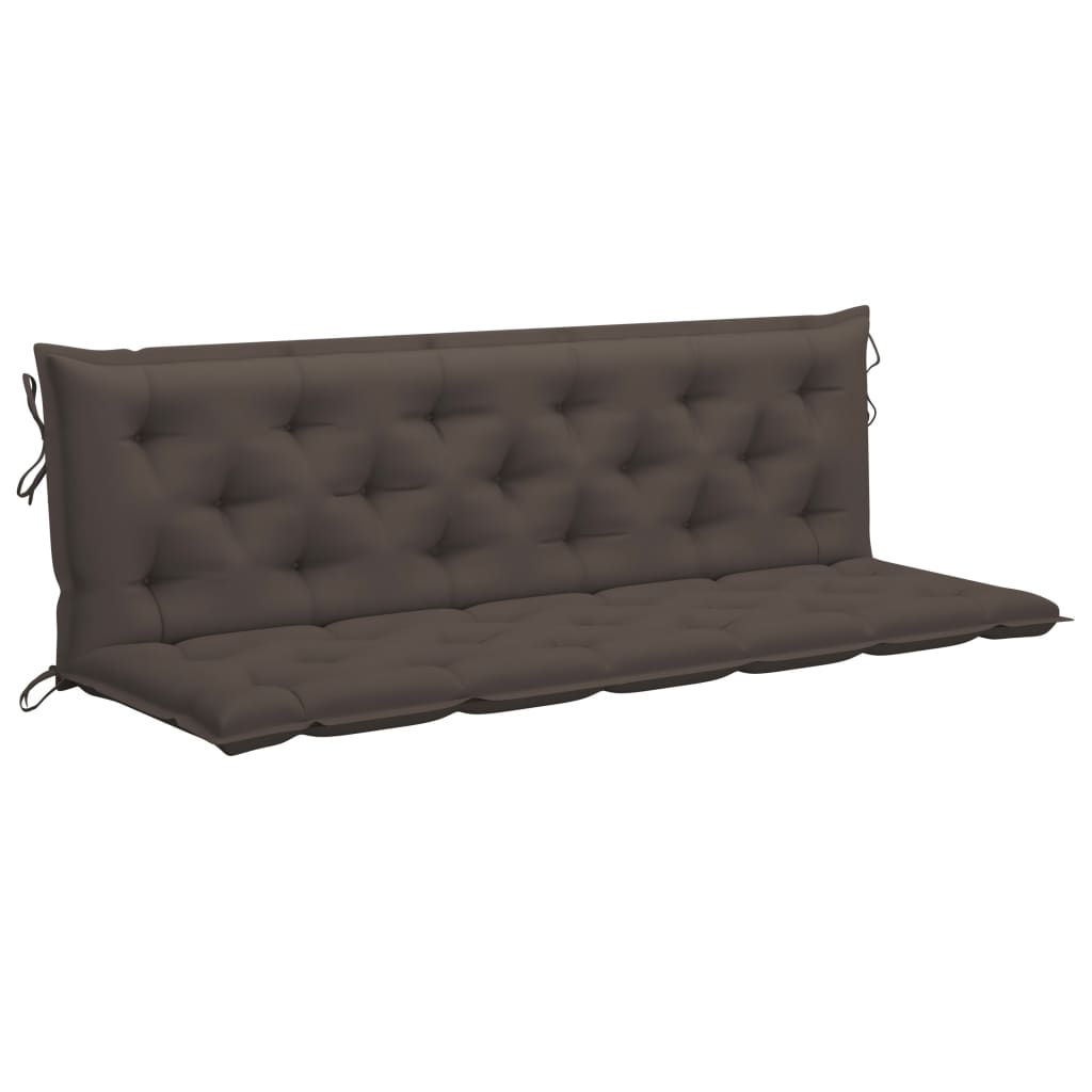 Gartenbank-Auflage Taupe 180x(50+50)x7 cm Oxford-Gewebe
