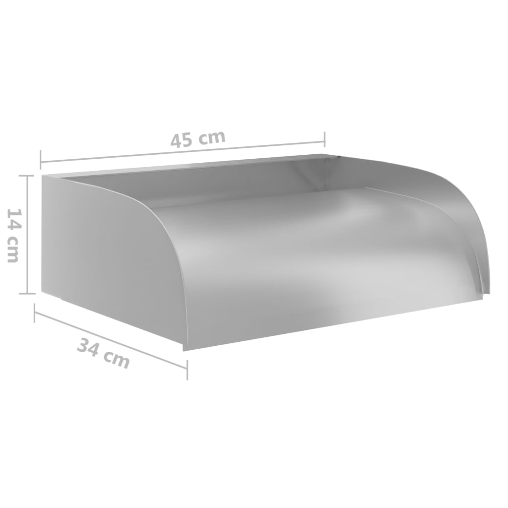 Wasserfall 45x34x14 cm Edelstahl 304