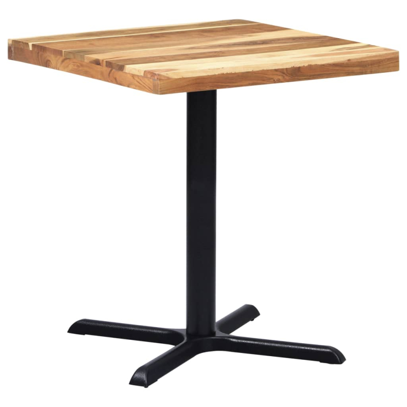 Bistrotisch-Gestell Schwarz 76x76x72 cm Gusseisen