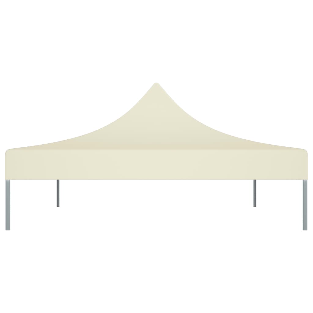 Partyzelt-Dach 4x3 m Creme 270 g/m²