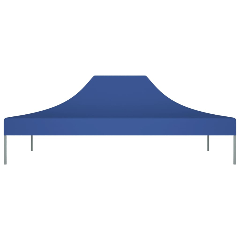 Partyzelt-Dach 4,5x3 m Blau 270 g/m²