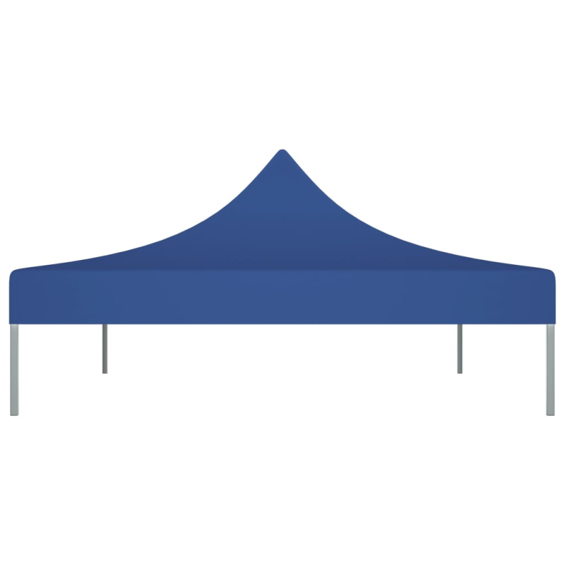 Partyzelt-Dach 4,5x3 m Blau 270 g/m²