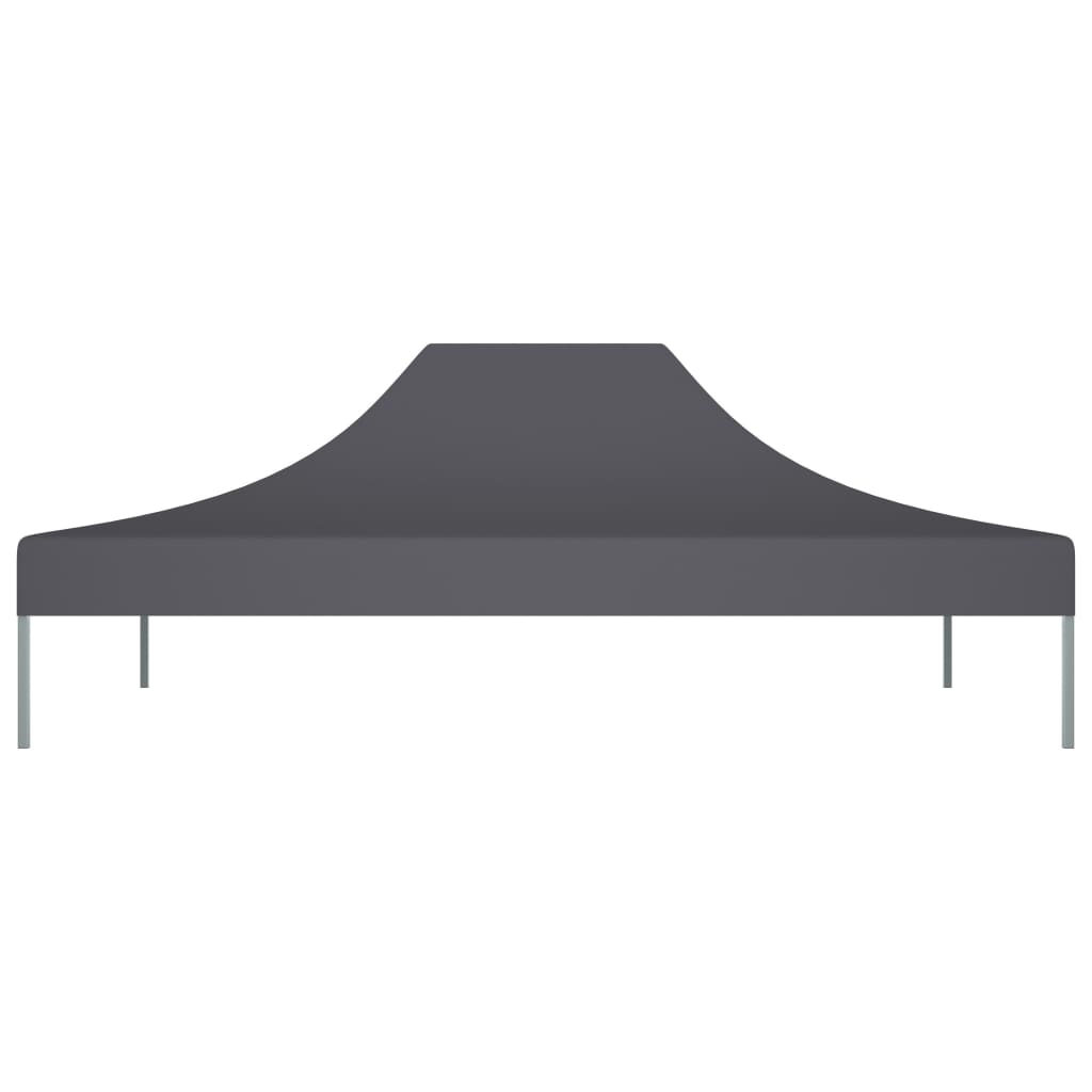 Partyzelt-Dach 4,5x3 m Anthrazit 270 g/m²