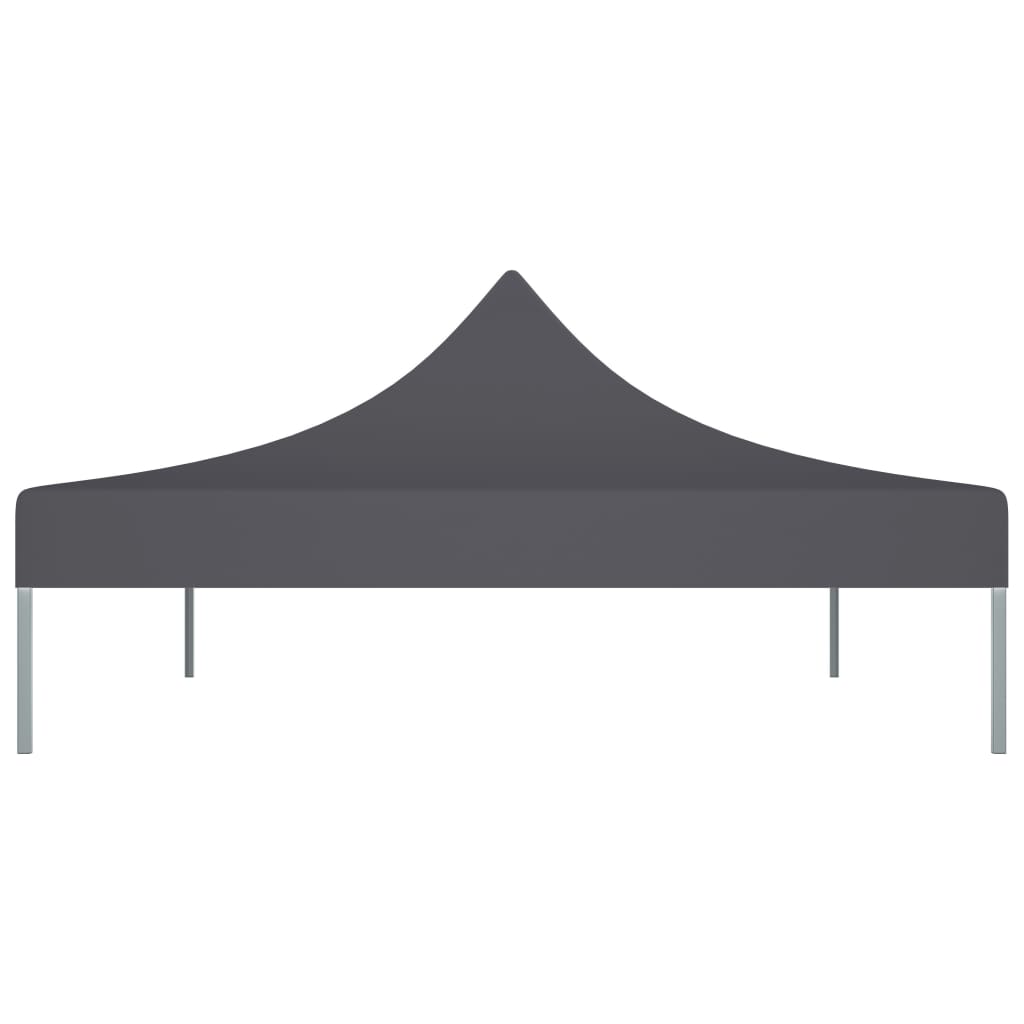 Partyzelt-Dach 4,5x3 m Anthrazit 270 g/m²