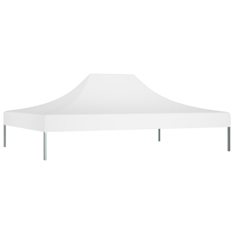 Partyzelt-Dach 4,5x3 m Weiß 270 g/m²