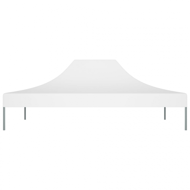 Partyzelt-Dach 4,5x3 m Weiß 270 g/m²