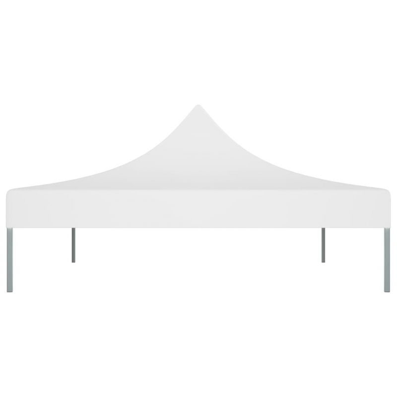 Partyzelt-Dach 4,5x3 m Weiß 270 g/m²