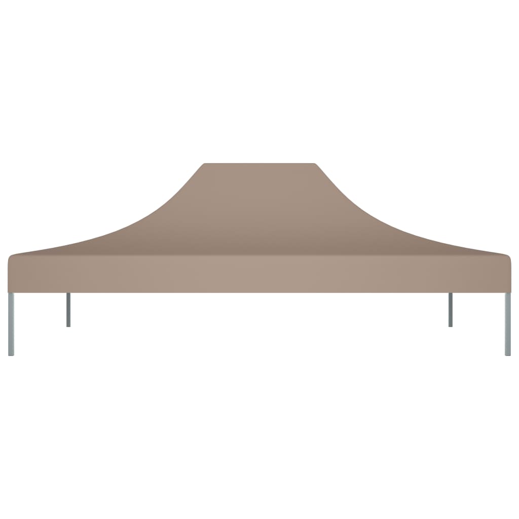 Partyzelt-Dach 4,5x3 m Taupe 270 g/m²