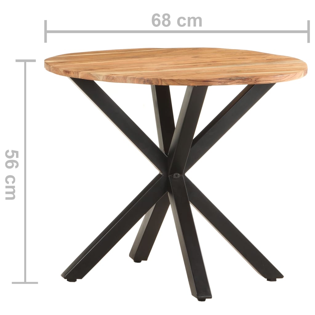 Beistelltisch 68x68x56 cm Akazie Massivholz