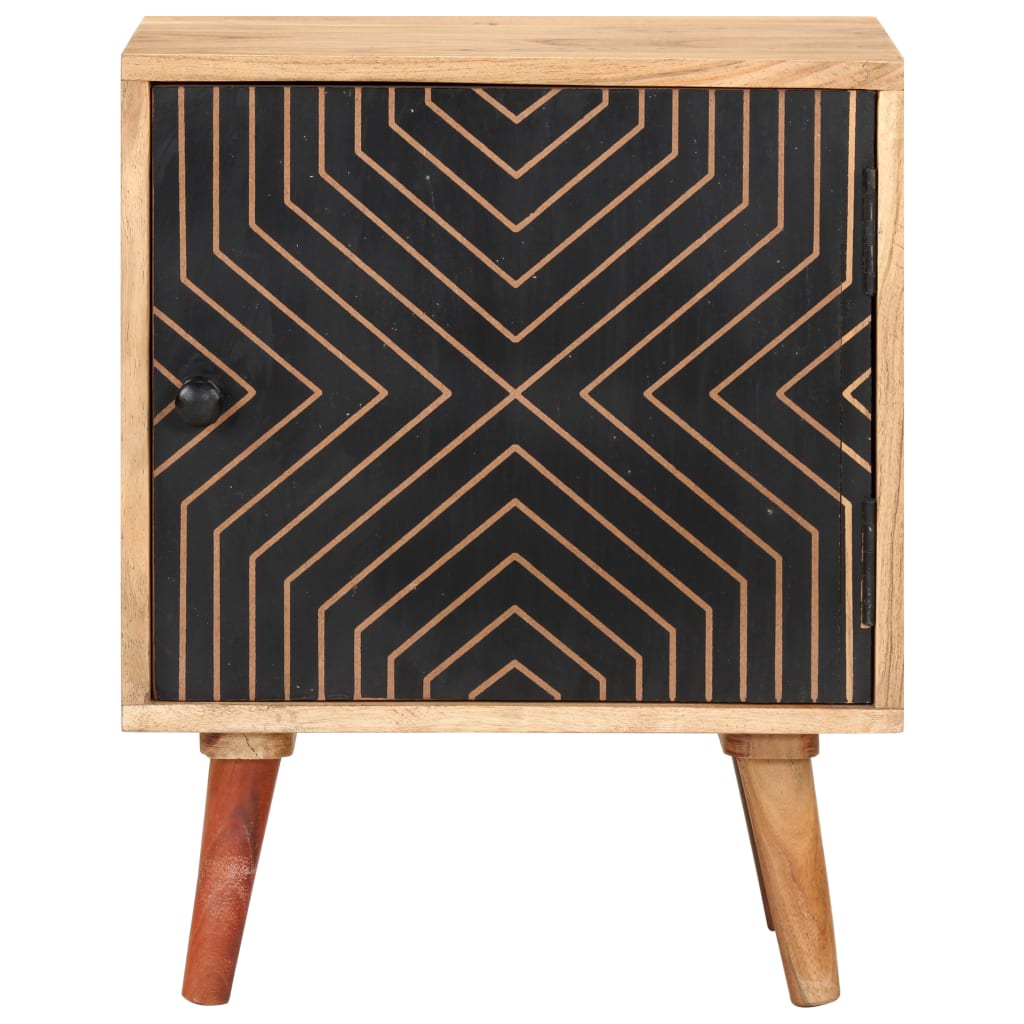 Nachttisch 40x30x50 cm Akazie Massivholz