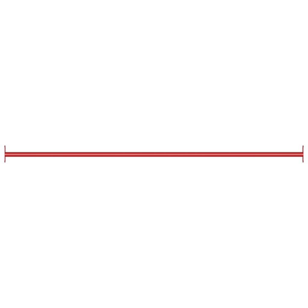 Turnstange 125 cm Stahl Rot