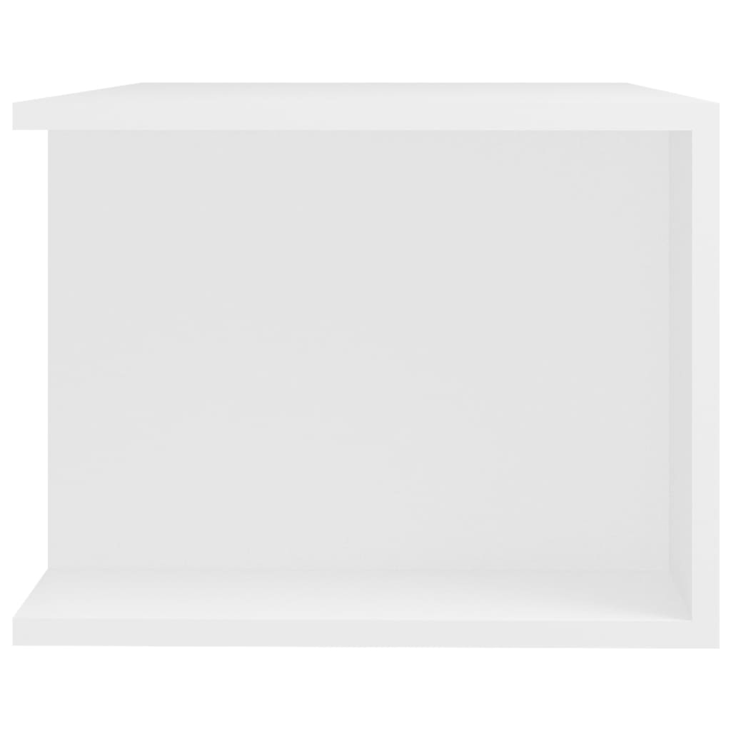 TV-Schrank mit LED-Leuchten Weiß 90x39x30 cm