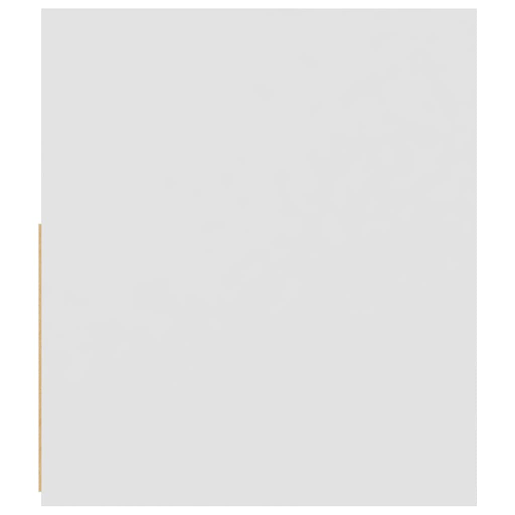 TV-Schrank mit LED-Leuchten Weiß 120x35x40 cm