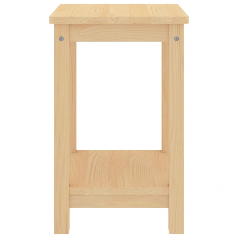 Nachttisch Natur 35x30x47 cm Massivholz Kiefer