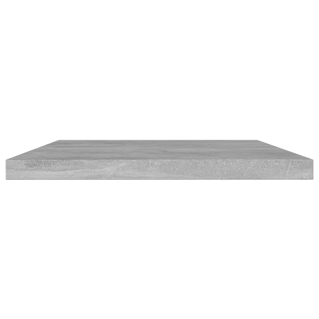 Bücherregal-Bretter 4 Stk. Betongrau 60x10x1,5 cm Holzwerkstoff