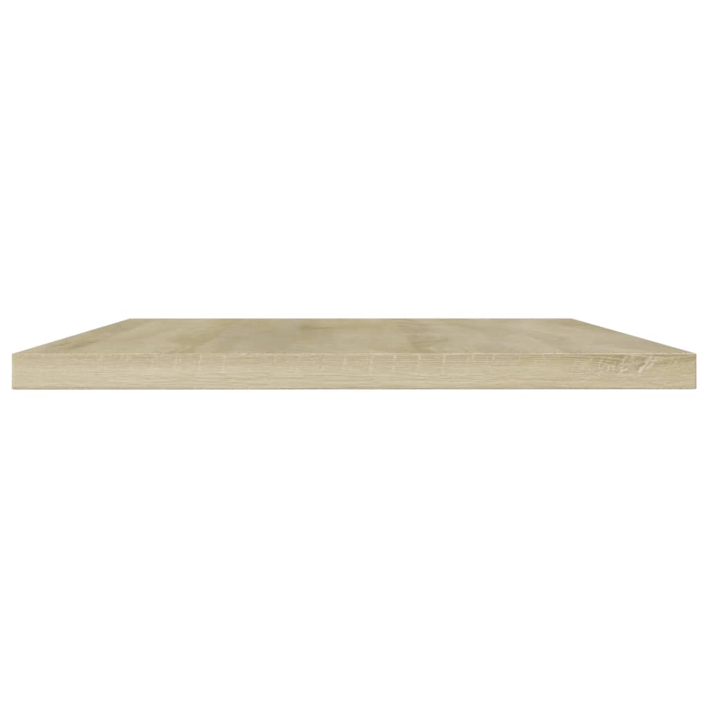 Bücherregal-Bretter 4 Stk. Sonoma-Eiche 60x20x1,5 cm
