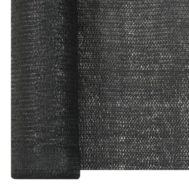 Zaunblende Schwarz 1,8x50 m HDPE 150 g/m²