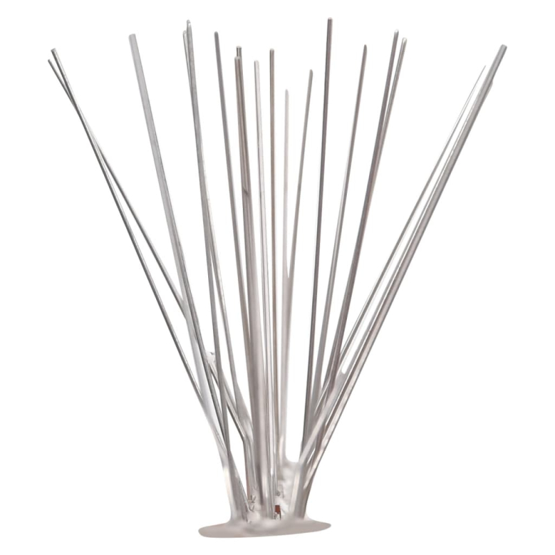 10-tlg. Taubenabwehr Spikes-Set Edelstahl 5 m 5-reihig