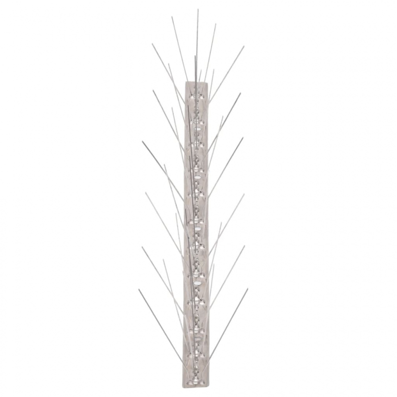 40-tlg. Taubenabwehr Spikes-Set Edelstahl 20 m 5-reihig