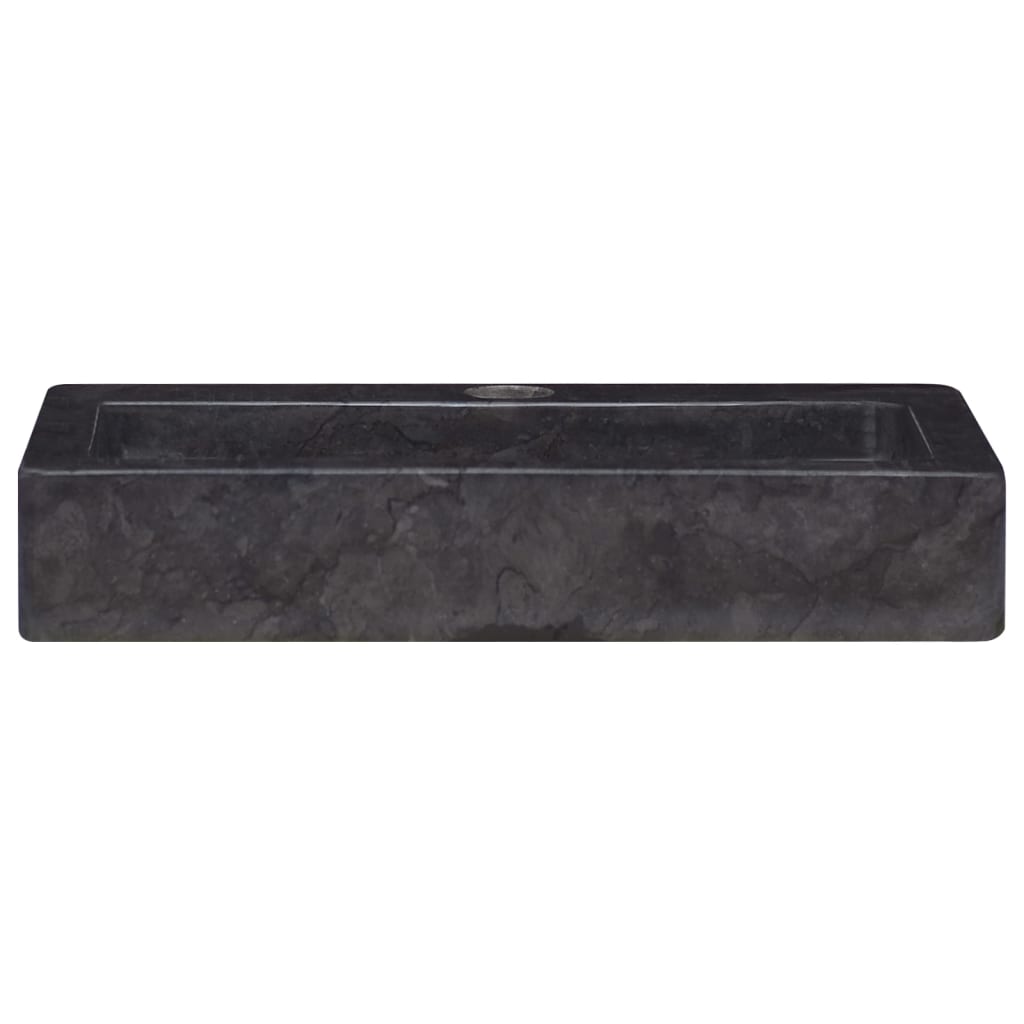 Wandwaschbecken Schwarz 38x24x6,5 cm Marmor