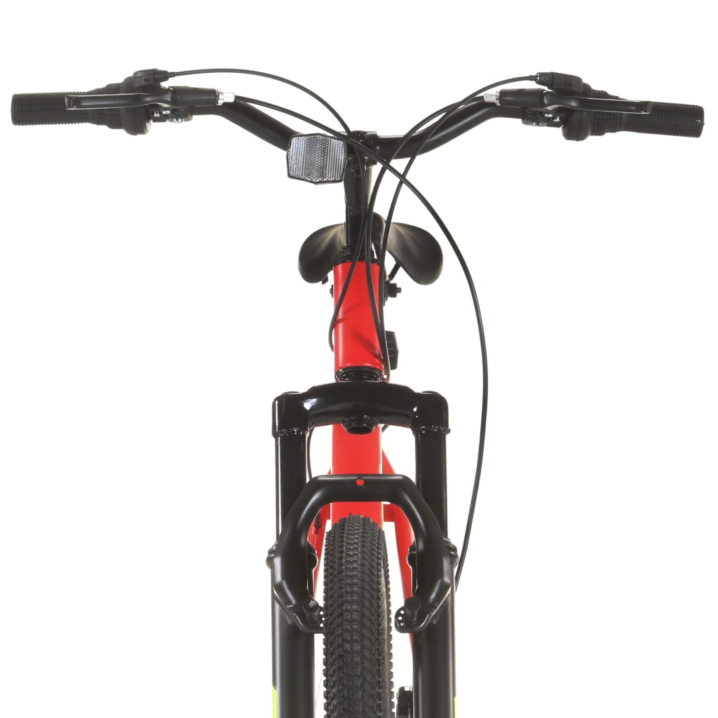 Mountainbike 21 Gang 27,5 Zoll Rad 38 cm Rot