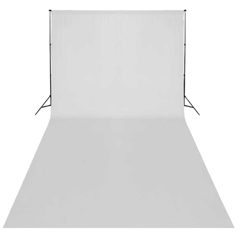Fotostudio-Set mit Leuchten, Hintergrund und Reflektor