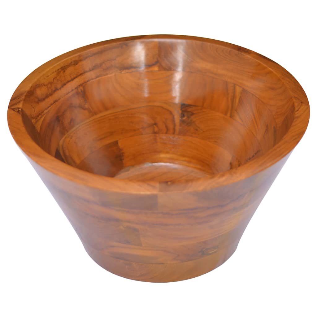 Waschbecken Massivholz Teak ?40x20 cm