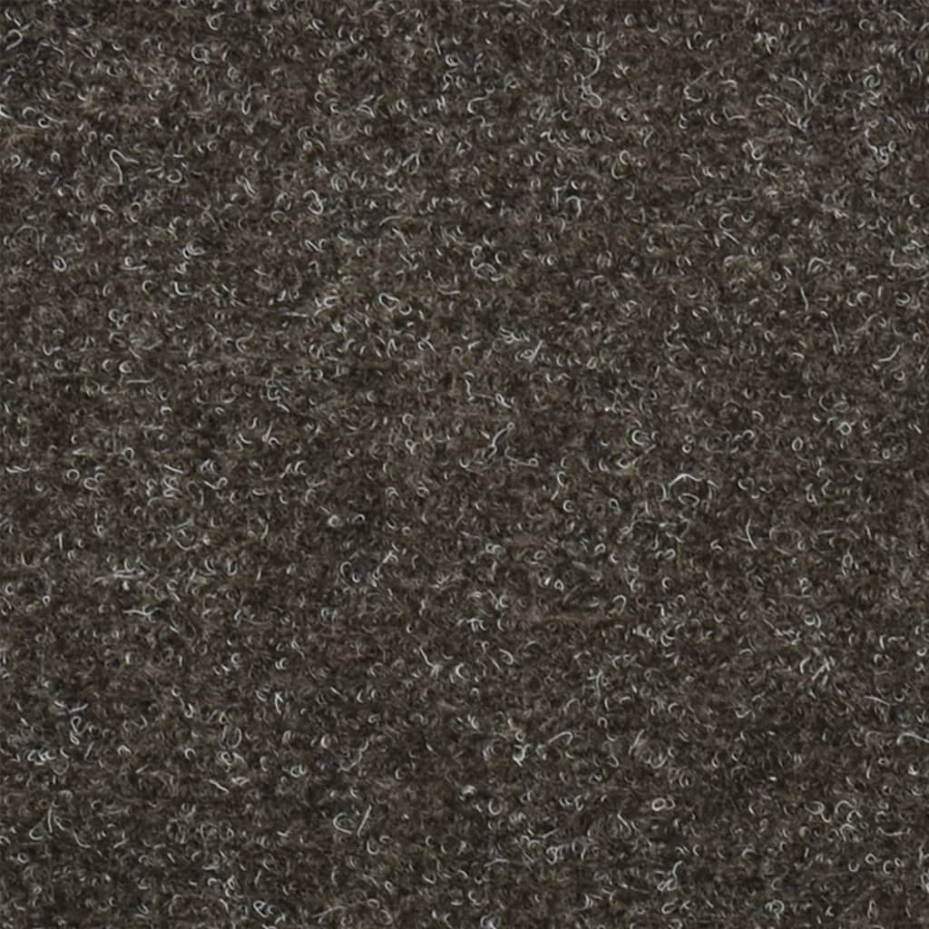 Selbstklebende Treppenmatten 10 Stk. Anthrazit 56x17x3 cm